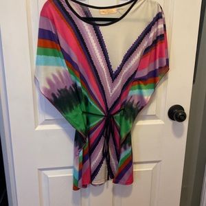 Multicolor lightweight party top
